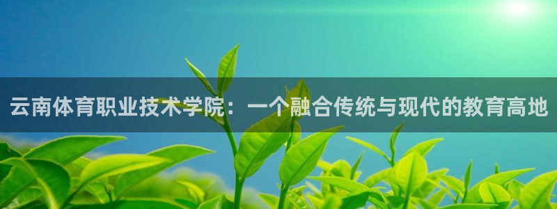 77体育app下载官网：云南体育职业技术学院：一个融合传统与现代的教育高地